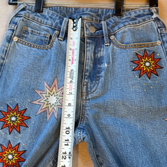 Star Embroidered Straight Leg Jeans - Picture 10 of 11